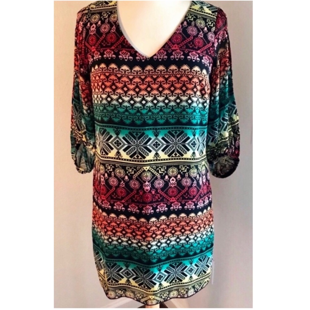 Sweet Storm Women’s Southwest Print Shift Dress